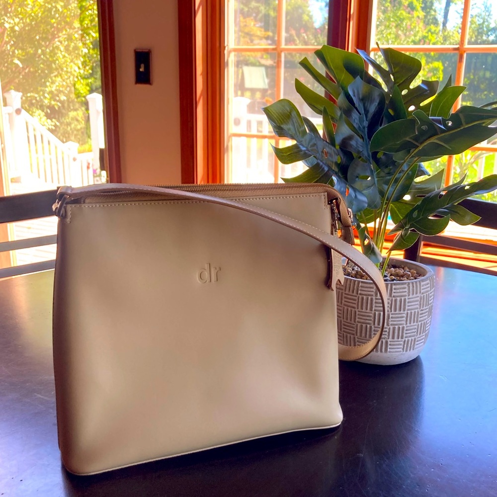 Del Rio | Leather Cowhide Tan Shoulder Bag